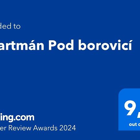 Apartman Pod Borovici Kovalovice Eksteriør bilde