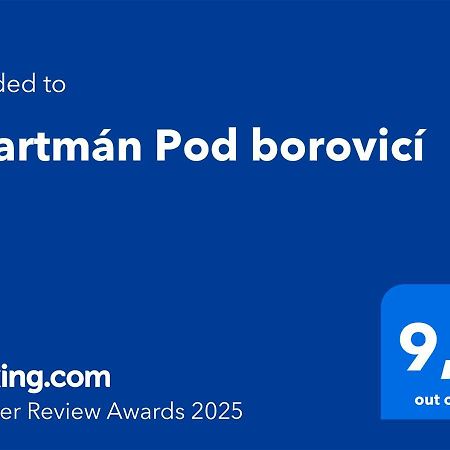Apartman Pod Borovici Kovalovice Eksteriør bilde